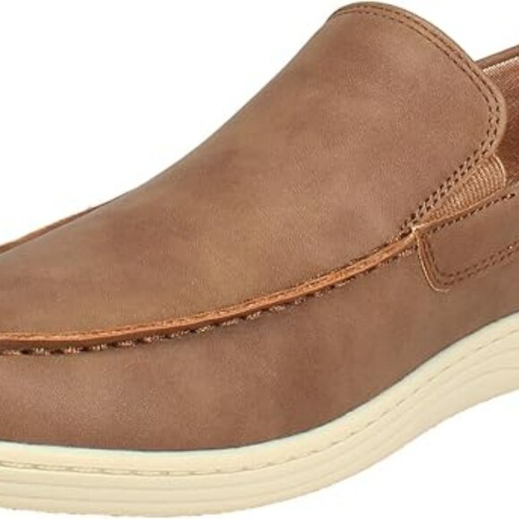 NWT IZOD Men’s Seapoint Casual Slip-On Loafer Tan Size 13 - Picture 2 of 6